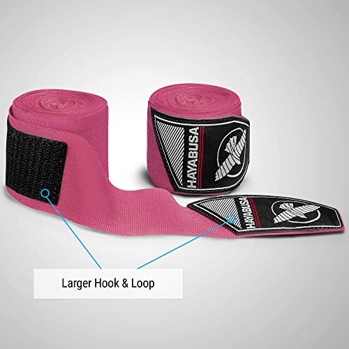 Hayabusa 4.0 Perfect Stretch Boxing Hand Wraps | Boxing Hand Wraps, Boxing Wraps, Muay Thai Hand Wraps, Wrist Wraps Boxing, Hand Wraps for Boxing Gloves, 180 Inch Hand Wraps - color: Pink, size: 180"