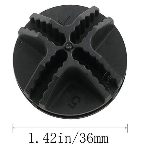 20pcs Black Grid Cube Organizer Connector Plastic Rod Steel Wire Panels Mounting Connectors for Closet Storage Shelving Shoe Rack