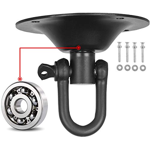 HUNTER Professional Speedbag Swivel, Heavy Bag Hangers Brackets for Wood Beam - Multi-Direction Swivel Heavy Duty Ceiling Hook Hanger