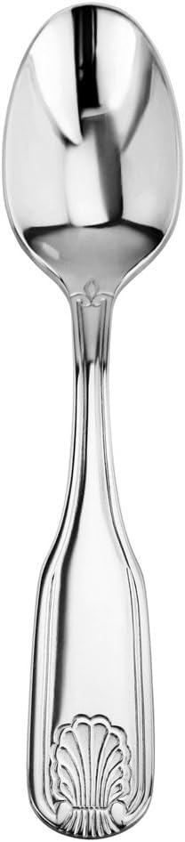 New Star Foodservice Shell Pattern Stainless Steel Teaspoon, 6.5-Inch | Set of 12, Commercial Grade - size: Teaspoon (6.5-Inch)