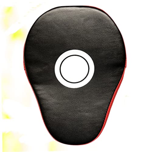 BESTonZON 1Pair Handheld Taekwondo Training Pads Durable Boxing Pads for MMA Kickboxing and Karate Red Black Martial Arts Focus Mitts for Gym Training