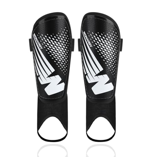 Shin Guards Soccer Youth Kids, Shin Guard Boys Girls Teenagers 2-18 Yrs Old | Soccer Shin Guards with Ankle Sleeves Protection - Football Shin Pads Equipment with Adjustable Strap - color: Black, size: X-Small