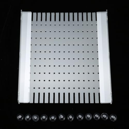 Aquarium Divider Clear 10/15/20 Gallon Fish Tank Divider with Suction Cups (10 Gallon)