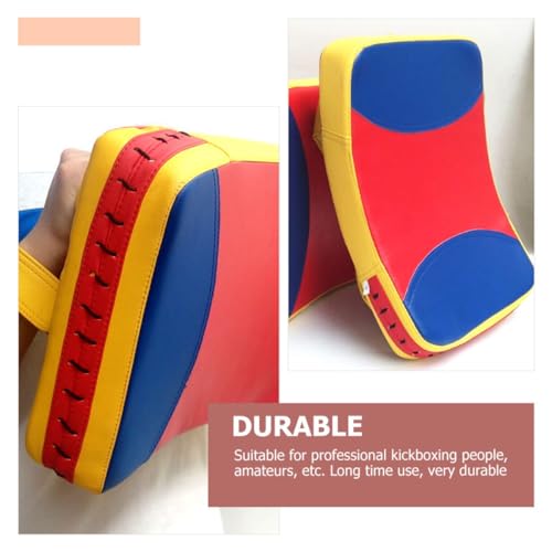 Arc-Shaped Kickboxing Kick Pad Xmas Leather Sponge Training Tool