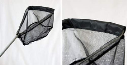 Pond Fish Net with a 3' (100cm) Foot Handle 8 Inch Net Head, Water Garden Koi Fish Pond Skimming Net for Small Koi and Debris
