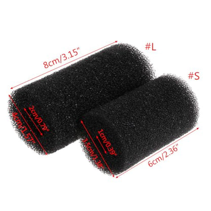 Aquarium Pre-Filter Sponge 5-Pack Black Foam Cut-to-fit Roll, Fish Tank Inlet Protector, Fish & Shrimp