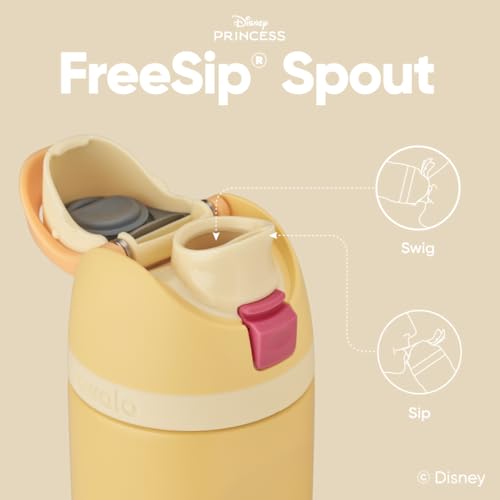 Owala Princess FreeSip Stainless Steel Water Bottle 24 oz Belle - color: Belle, size: 24 Ounces