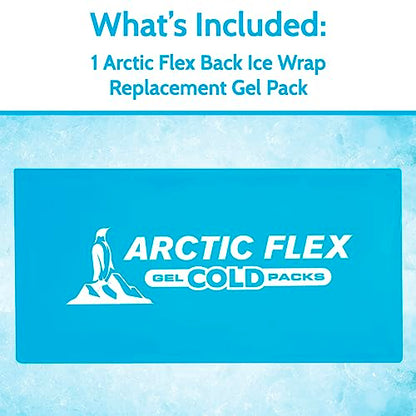 Arctic Flex Gel Replacement Packs - Ice Packs Reusable for Back Ice Brace - size: Back