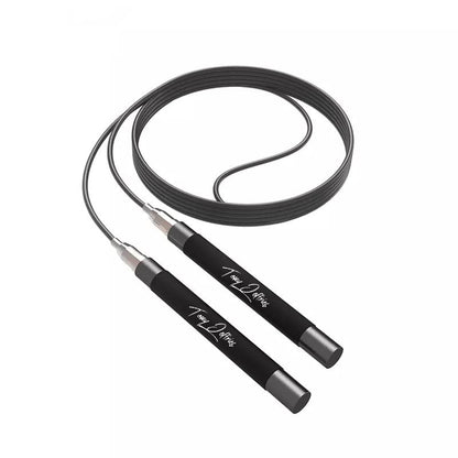 2.0 Speed Jump Rope of 360 degree Spin Ball Bearings, Daily Exercise Skipping Rope with Silicon Grip Handles, Lightweight Self Locking Adjustable Length Jump Rope for Fitness Training