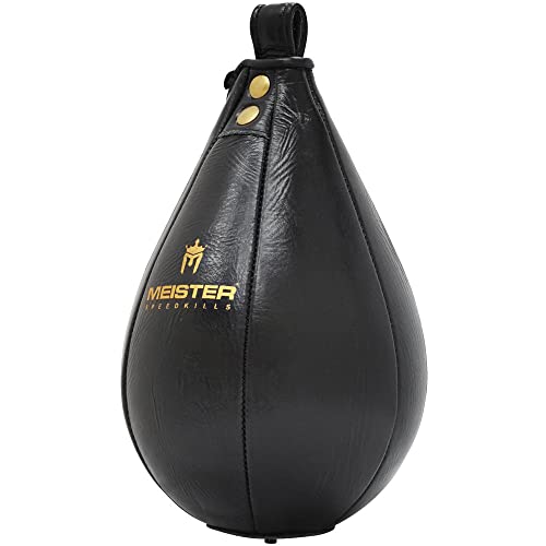 Meister SpeedKills Leather Speed Bag with Lightweight Latex Bladder - style: medium (9.5" x 6")