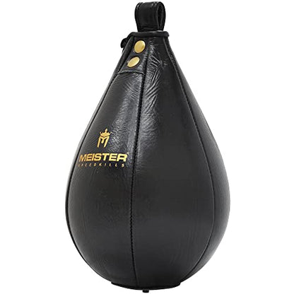 Meister SpeedKills Leather Speed Bag with Lightweight Latex Bladder - style: medium (9.5" x 6")