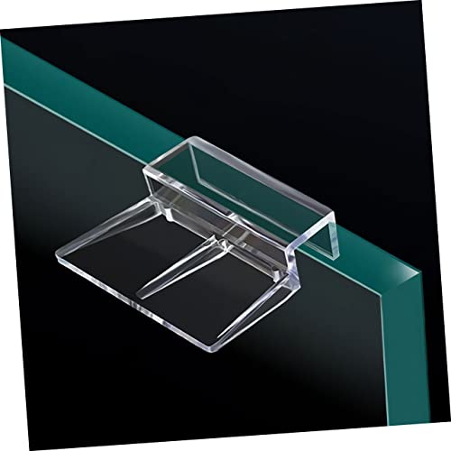 PRETYZOOM 32pcs Fish Tank Lid Support Clips Sturdy Aquarium Cover Holders Practical Accessories for Glass Tanks for Super