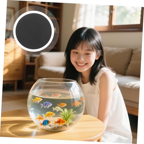 Non-Slip Under Aquarium Mat Fish Pad for Micro Landscape Bottles Shockproof Cushion for Stability and Furniture Protection - size: 25.00X25.00X1.00CM