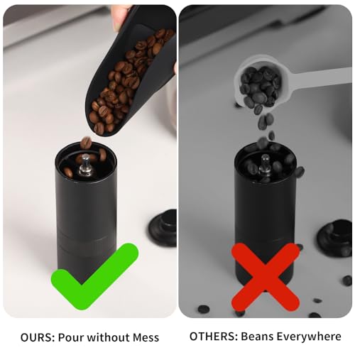 Bincoo Flexible Silicone Coffee Bean Dosing Cup, 2 Pack Weigh Boat Container, No Mess Pouring, Compatible as a Weighing Tray, Coffee Bar Espresso Accessories