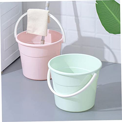 Heavy-Duty Water Container with Comfortable Handle Versatile Utility Bucket for Home Cleaning Car Wash and Fishing Lightweight and Rustproof Design