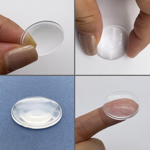 Double Convex Lens - 29mm Diameter, 45mm Focal Length, Optical biconvex Lens for Physics Experiments, Photography, Magnifying, and DIY Projects - Pack of 5pcs (29mm x H5.4mm x F45) - size: 29mm x H5.4mm x F45