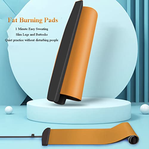 200 * 50cm Slide Board with Shoe Cover Slimming Exercise Guide Slide Mat for Leg Pot Training Fitness and Athletic Training(Orange) - color: Orange