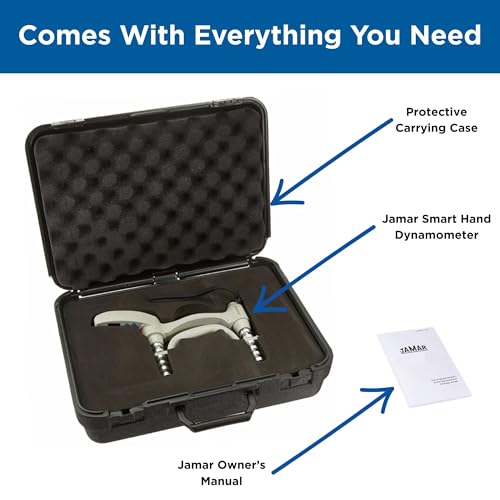 Jamar Hydraulic Hand Dynamometer, Grip Strength Tester, Manual, PSI - style: Smart Hand Dynamometer