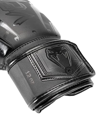 Venum Elite Evo Boxhandschuhe - color: Black/Black, size: 14 oz