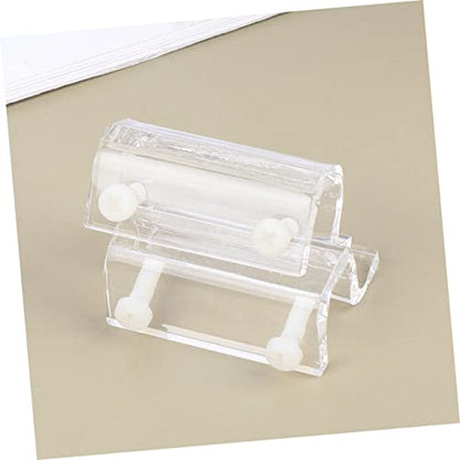 BESPORTBLE 8pcs Acrylic Fish Tank Support Bracket for Open Aquariums Holder for Pet Tanks Suitable for Thickness Heat Preservation