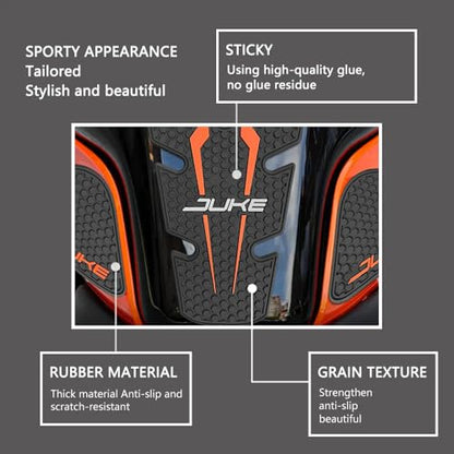 for Duke 390 Duke 250 Duke 390 250 2018-2023 2022 2021 Motorcycle Accessories Fuel Tank Protective Sticker Knee Anti-Slip Sticker Fuel Tank Traction pad Side air Cushion Knee pad