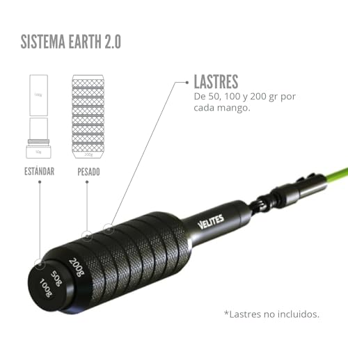 Velites Earth 2.0 Official CrossFit Games Jump Rope, Double Unders - color: Silver