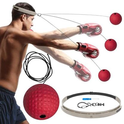 Boxing Reflex Ball Punching Speed Reaction - color: red hard ball