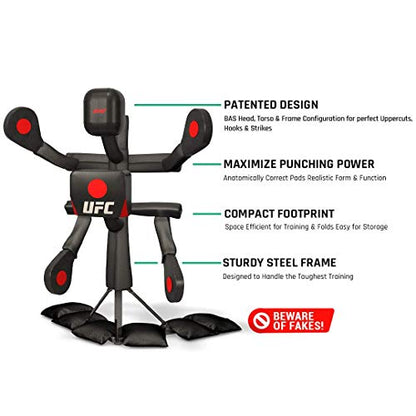 BAS UFC Body Action System - Fully Adjustable Punching & Kicking Pads - Martial Arts Training: MMA, Boxing, Karate, Muay Thai & More! - style: X2