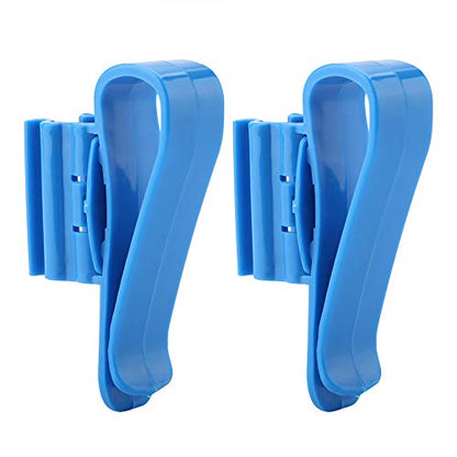 Adjustable Fish Tank Mounting Clamp/Holder, Water Pipe Clamp, Plastic Hose Holder, 2 Pack