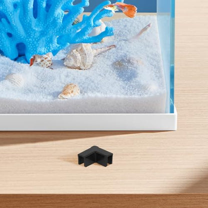 100pcs Fish Tank Edge Protector for Glass Aquariums, Plastic Corner Guards for 15mm Thick Tanks, Anti-Impact Design, Enhanced Safety & Damage Prevention