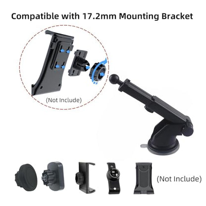 Replacement Suction Cup Mount Part, Suction Cup Bracket for GPS Ball Joint Flexible Mounting Disk Mount Windshield Dashboard Carplay Monitor GPS Suction Cup Mount for Garmin Mount