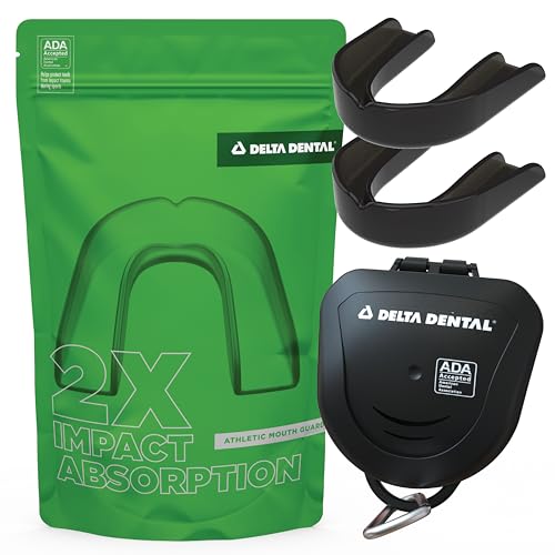 Mouth Guard, ADA Accepted, Mouthguard for Braces, Youth Black - color: Black, size: Youth