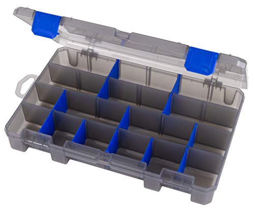 Flambeau Outdoors Zerust MAX 4007ZM Tuff Tainer - 24 Compartments and 12 Removable Dividers - 11" L x 7.25" W x 1.75" D - Fishing and Tackle Storage Utility Box - size: 4007ZM - 11" x 7.25" x 1.75"