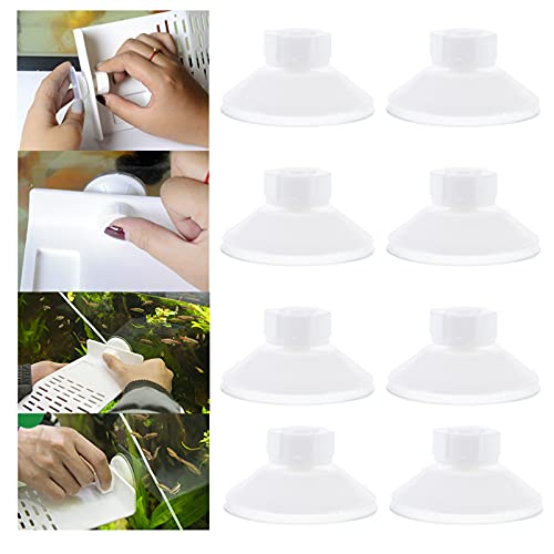 Toddmomy 10pcs White Screw Suction Cup Practical Aquarium Sucker Easy Install Disassemble