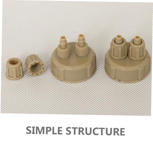 Happyyami 4pcs Aquarium Diffuser DIY Generator Bottle Caps Carbon Fish Tank System Lids