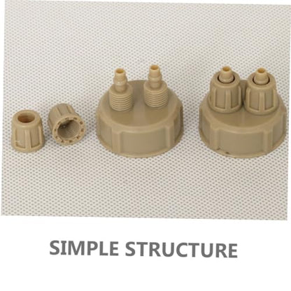 Happyyami 4pcs Aquarium Diffuser DIY Generator Bottle Caps Carbon Fish Tank System Lids