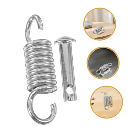 Hanging Chair Swing Hook Set with Pin, 2 Sets Spring Steel Hardware