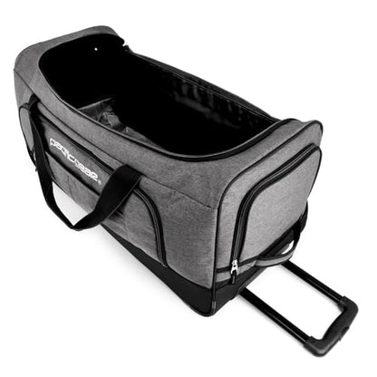 Pacific Gear Duffel Bag with Rolling Wheels - color: Gray, size: 30 inch