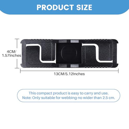 EXVITAL Edge Corner Protectors Small for Shipping and Moving, Flatbed Edge Protectors, Tie Down Strap Protectors for up to 1" Straps, Flatbed, Pallets & Moving 12 Pack Black