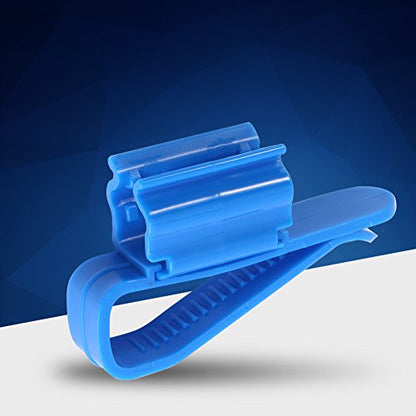 2Pcs Aquarium Hose Clip Holder, Plastic Water Pipe Tube Mounting Clip for 8-16mm Inflow Outflow, Fish Tank Airline Tubing Organizer for Aquarium Bucket Sump