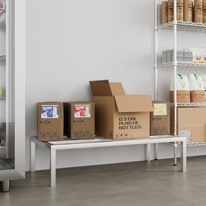 Aluminum Dunnage Rack 48" x 24" | 12" Off The Floor | 1100 Lbs Capacity - size: 48" Long x 24" Wide | Height: 12" Off The Floor