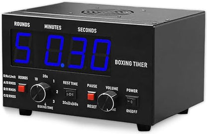 Boxing Interval Timer, Gym Timer Gym Clock, Interval Timer, Workout Timer, Gym Clock Timer, Interval Timer for Muay Thai, MMA, Kickboxing, Boxing, Martial Arts,Blue - color: Blue