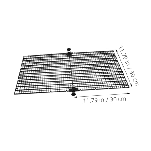 Abaodam 4Pcs Aquarium Divider Grid Panels Plastic Separator for Fish Tanks Prevents Fish Escaping Easy to Install Sturdy Construction for Various Tank