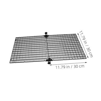 Abaodam 4Pcs Aquarium Divider Grid Panels Plastic Separator for Fish Tanks Prevents Fish Escaping Easy to Install Sturdy Construction for Various Tank