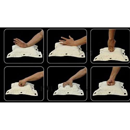 Wing Chun Wall Bag Canvas Leather Punch Bag for Kung Fu Boxing Training | Reinforced Stitching for Long-Lasting Durability - color: Beige