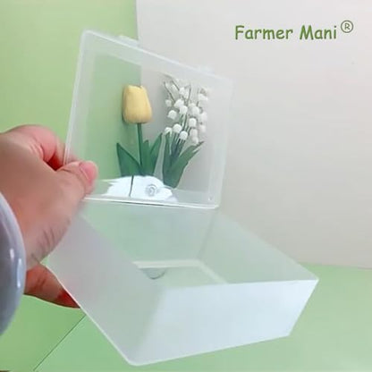 2 Pieces Rectangle Small Plastic Box Containers (5.2 x 3.86 x 1.69 inches) with Double Buckle for Collecting Small Items, Beads, Game Pieces, Business Cards, Crafts Accessories - size: 5.2 x 3.86 x 1.69 Inch
