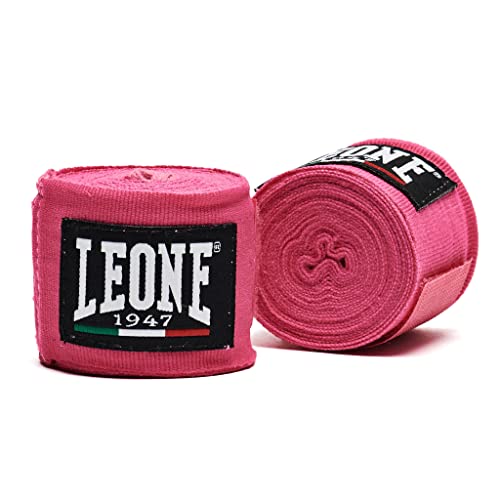 LEONE 1947, Hand Wraps Black - color: pink, size: 2,5 m