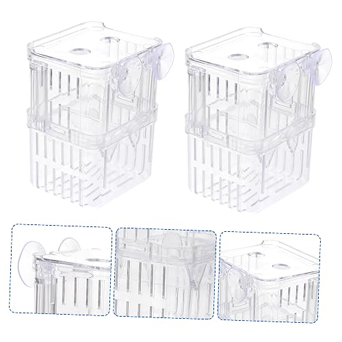 Toddmomy 3pcs Fish Acclimation Box Isolation Boxes for Aquariums Juvenile Fish Separation