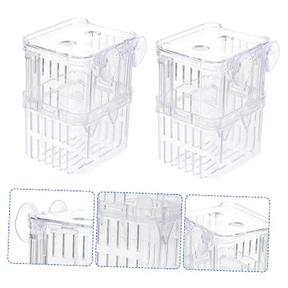 Toddmomy 3pcs Fish Acclimation Box Isolation Boxes for Aquariums Juvenile Fish Separation