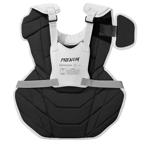 Easton | Phenom Series Catcher's Chest Protector | NOCSAE Certified - color: White, size: Medium